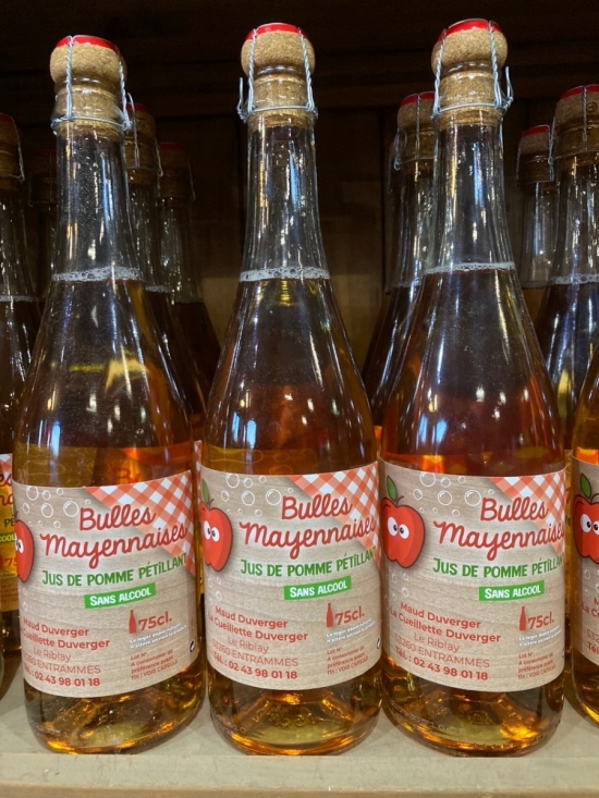 Jus de Pomme P&eacute;tillant